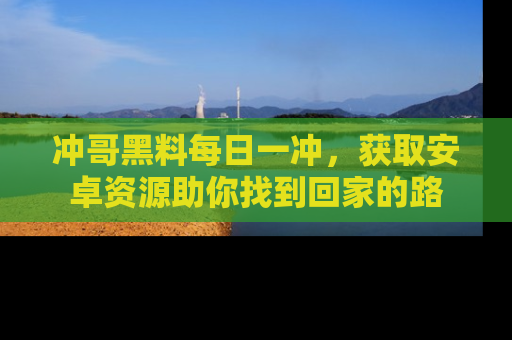 冲哥黑料每日一冲，获取安卓资源助你找到回家的路