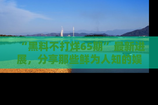 “黑料不打烊65期”最新进展,分享那些鲜为人知的娱乐八卦