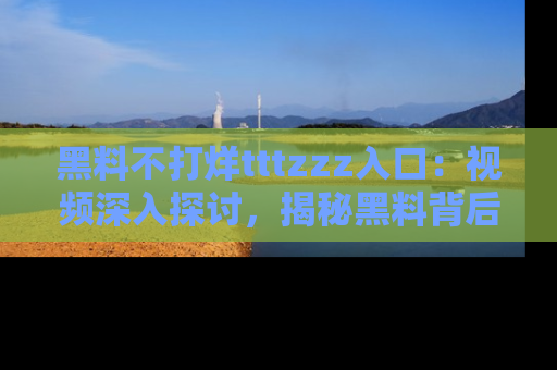 黑料不打烊tttzzz入口：视频深入探讨，揭秘黑料背后的人和事