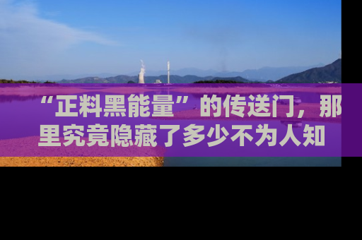 “正料黑能量”的传送门,那里究竟隐藏了多少不为人知的秘密?