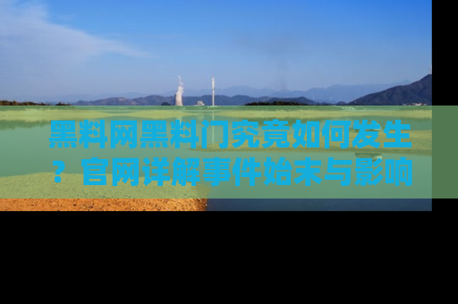 黑料网黑料门究竟如何发生？官网详解事件始末与影响