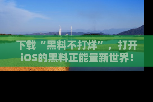 下载“黑料不打烊”,打开iOS的黑料正能量新世界!