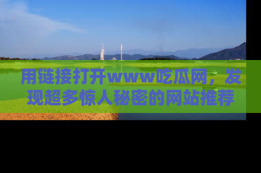 用链接打开www吃瓜网,发现超多惊人秘密的网站推荐!